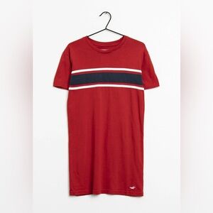 vintage red Hollister T-shirt dress